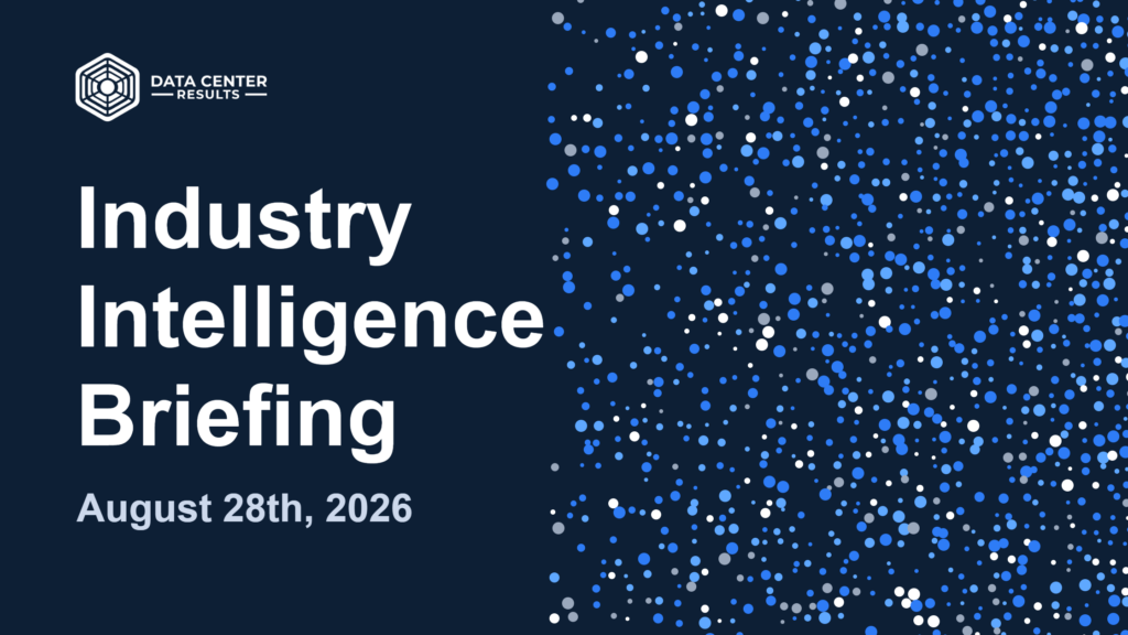 DCR Industry Intelligence Briefing, August 28th, 2026