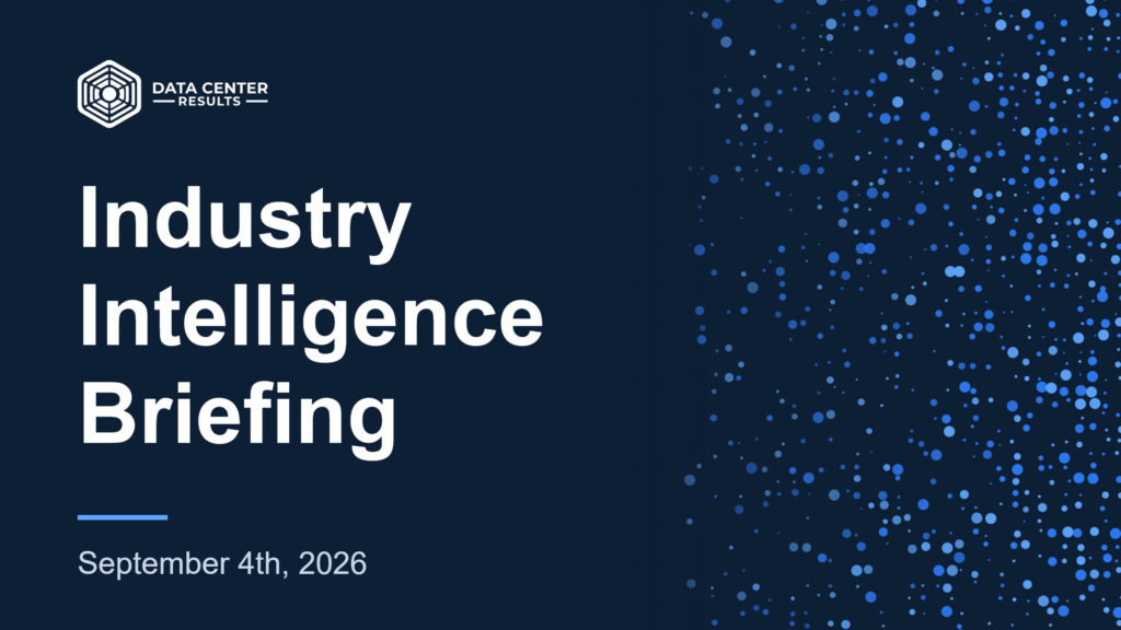 DCR Industry Intelligence Briefing, September 4th, 2026